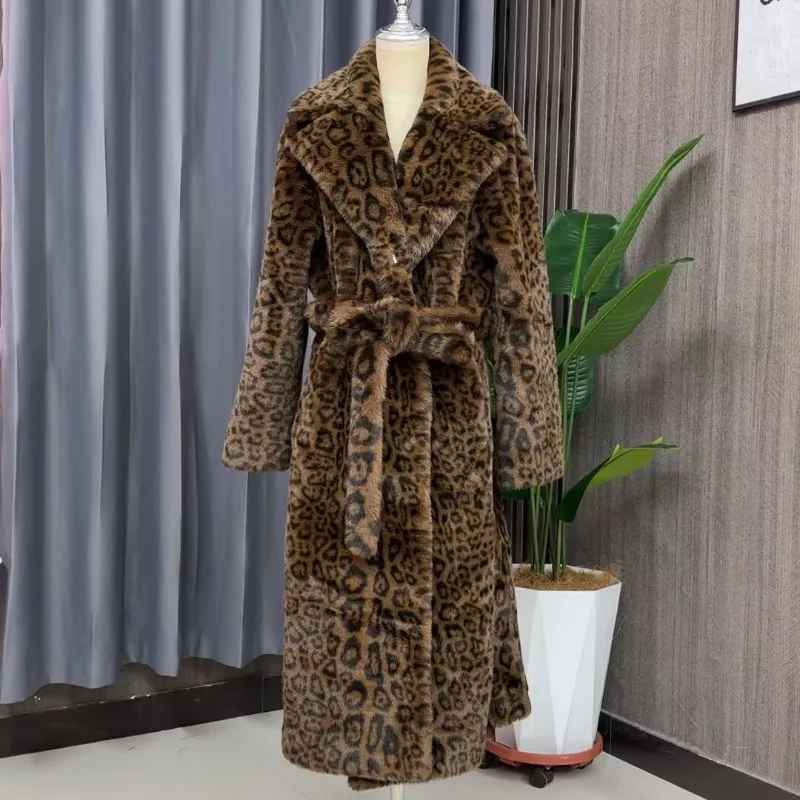 BIANCA FAKE FUR COAT WHITE