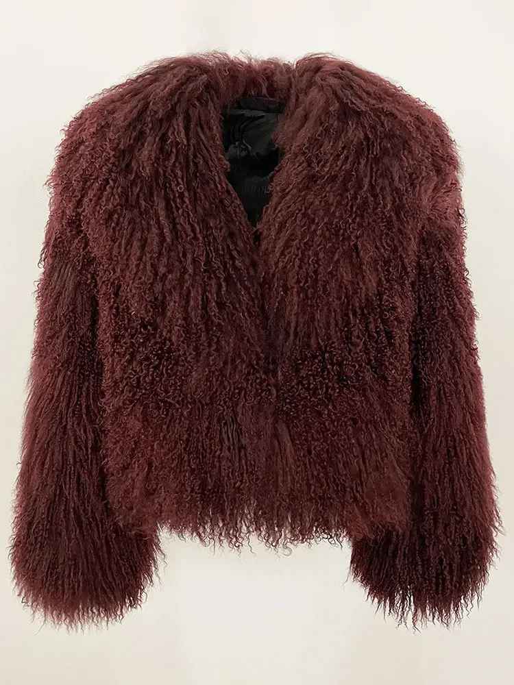 ROCHELLE SHEARLING JACKET GREY