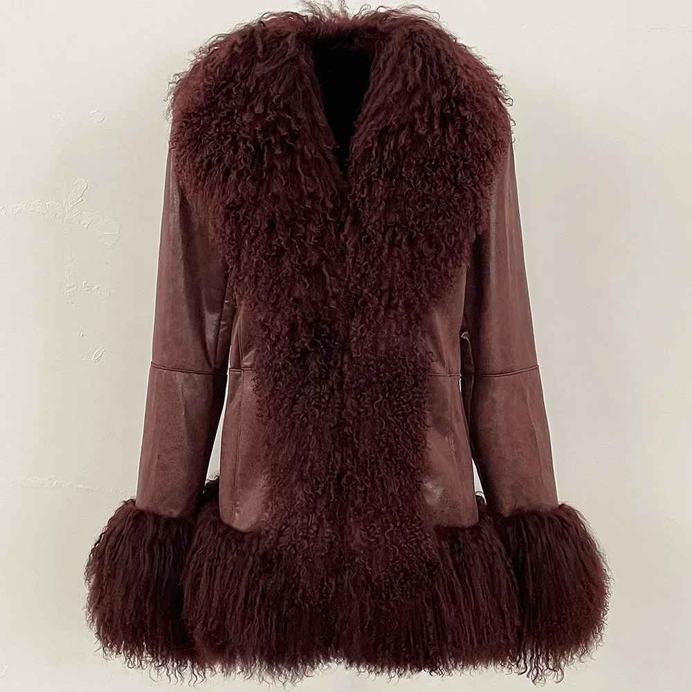 HANNAH SHEARLING JACKET GREY