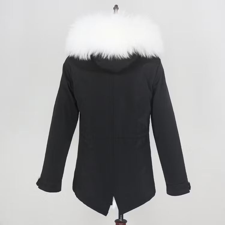 SCARLETT JACKET från NordicFurs – lyxig vinterjacka med pälskrage