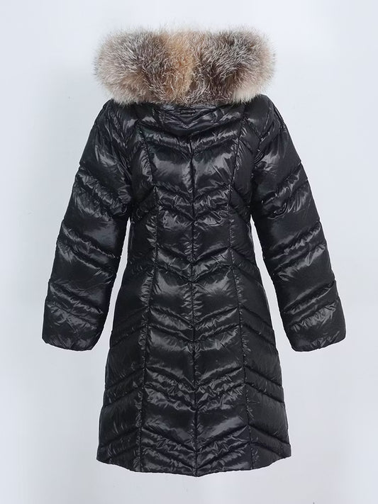 MAIA JACKET från NordicFurs – lyxig vinterjacka med pälskrage