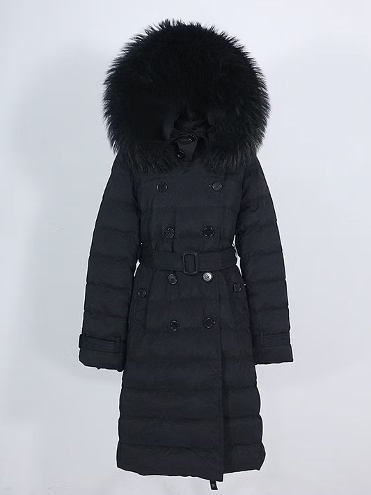 LUCIANA JACKET från NordicFurs – lyxig vinterjacka med pälskrage