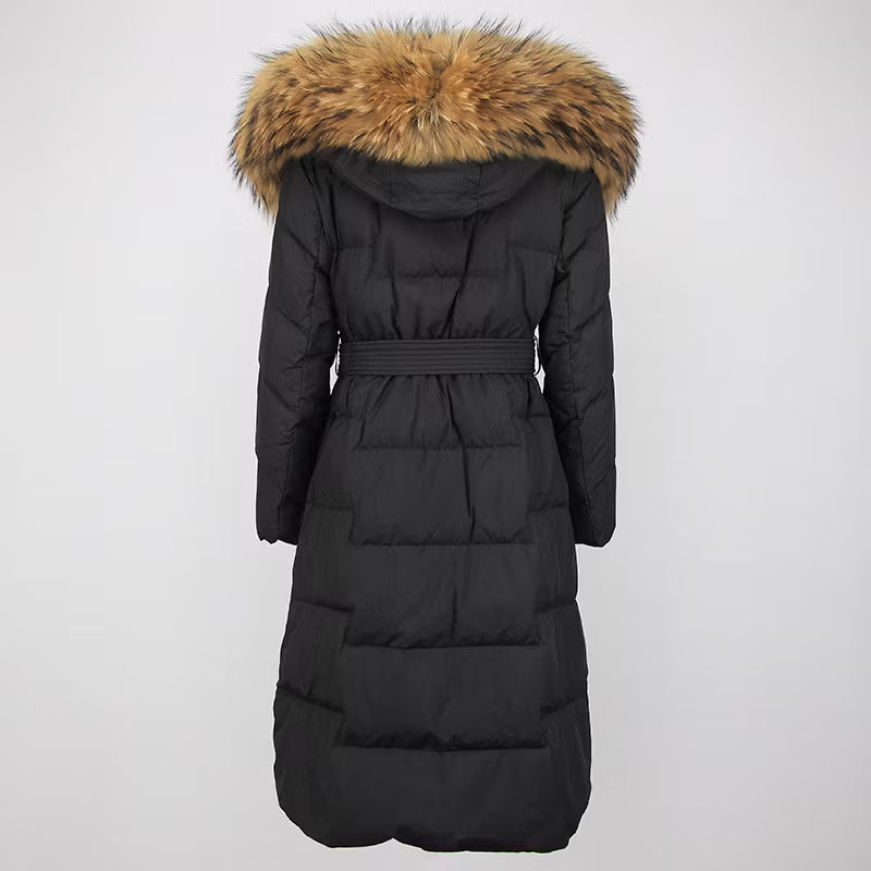 MARY JACKET från NordicFurs – lyxig vinterjacka med pälskrage