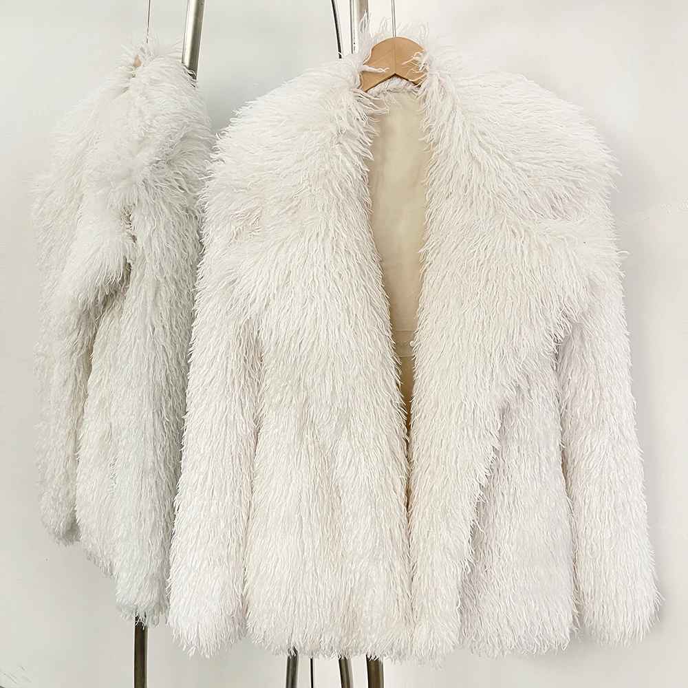 MILLIE SHEARLING FAKE FUR COAT BOUGOURY