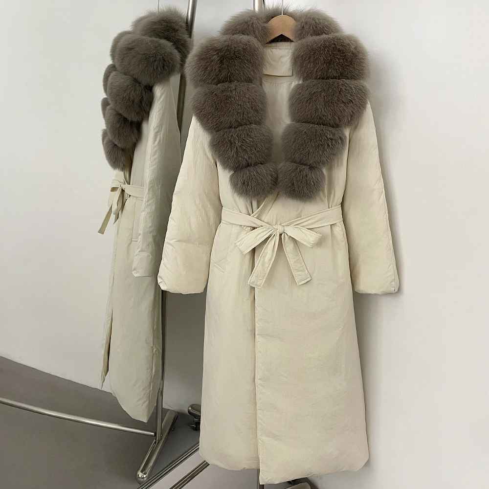 ISOLDE JACKET LONG WHITE