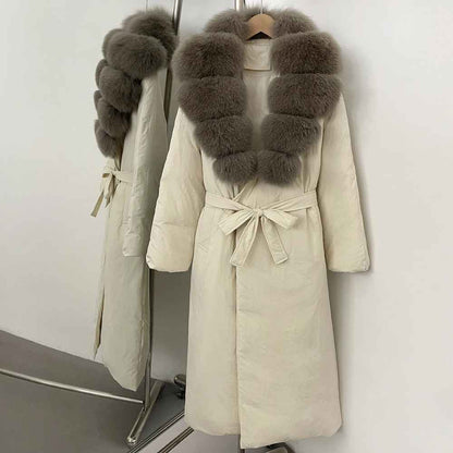 ISOLDE JACKET LONG WHITE