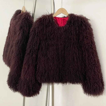 CANNES SHEARLING JACKET SHORT