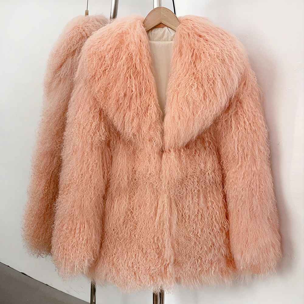 FAYE SHEARLING COAT BLACK