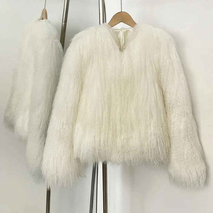 CANNES SHEARLING JACKET SHORT