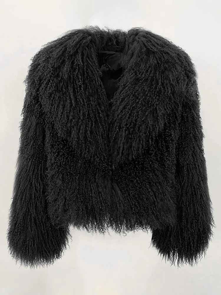 ROCHELLE SHEARLING JACKET GREY