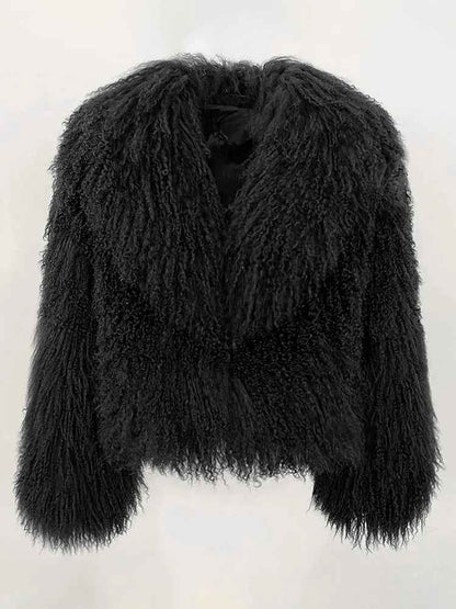 ROCHELLE SHEARLING JACKET GREY