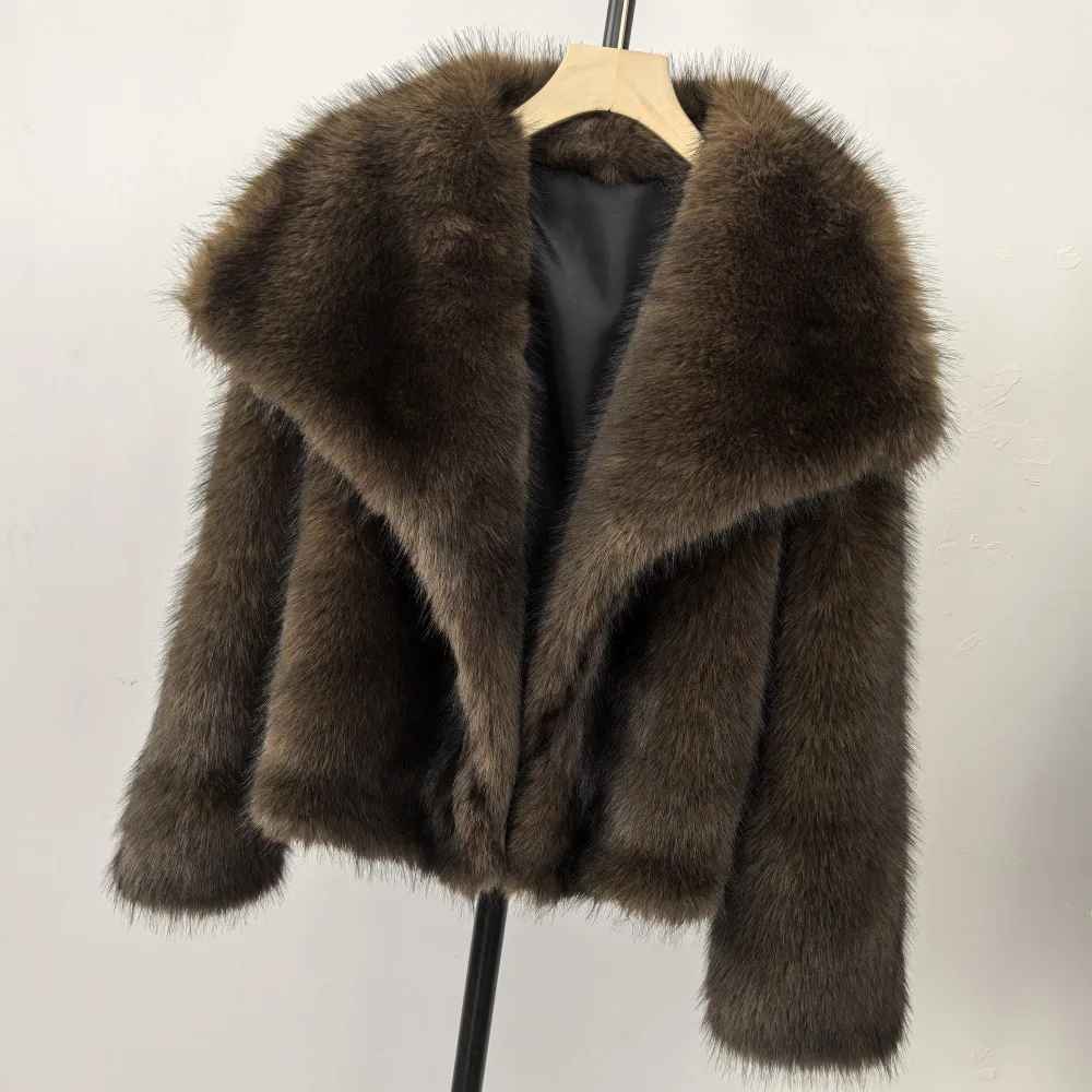 BROOKLYN FAKE FUR COAT BOUGOURY