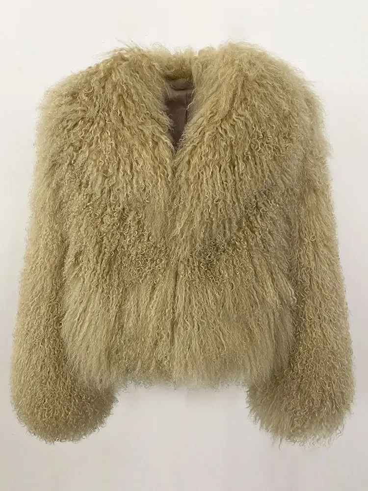 ROCHELLE SHEARLING JACKET GREY