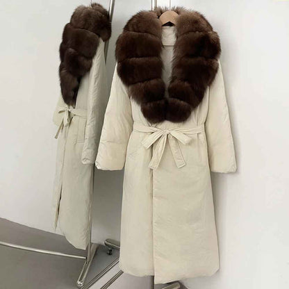 ISOLDE JACKET LONG WHITE