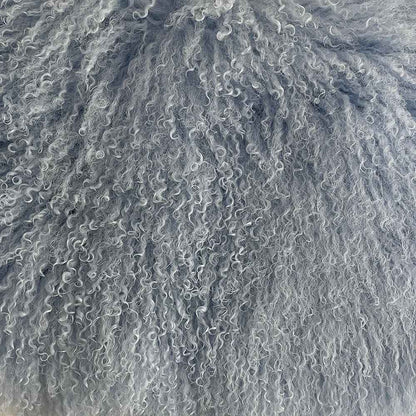 FAYE SHEARLING MAXI COAT GREY