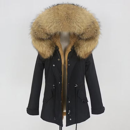 SCARLETT JACKET från NordicFurs – lyxig vinterjacka med pälskrage