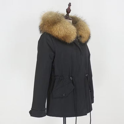 SCARLETT JACKET från NordicFurs – lyxig vinterjacka med pälskrage