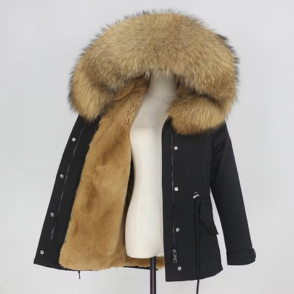 SCARLETT JACKET från NordicFurs – lyxig vinterjacka med pälskrage