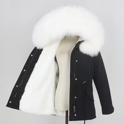 SCARLETT JACKET från NordicFurs – lyxig vinterjacka med pälskrage