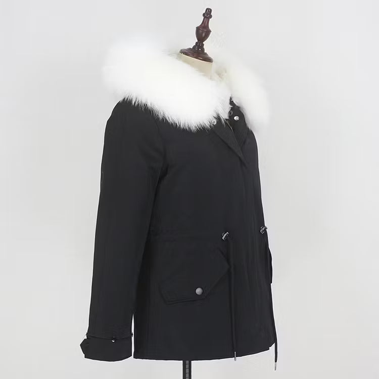 SCARLETT JACKET från NordicFurs – lyxig vinterjacka med pälskrage