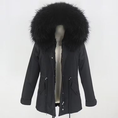 SCARLETT JACKET från NordicFurs – lyxig vinterjacka med pälskrage