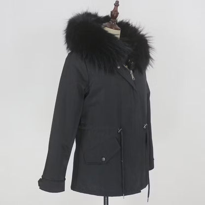 SCARLETT JACKET från NordicFurs – lyxig vinterjacka med pälskrage