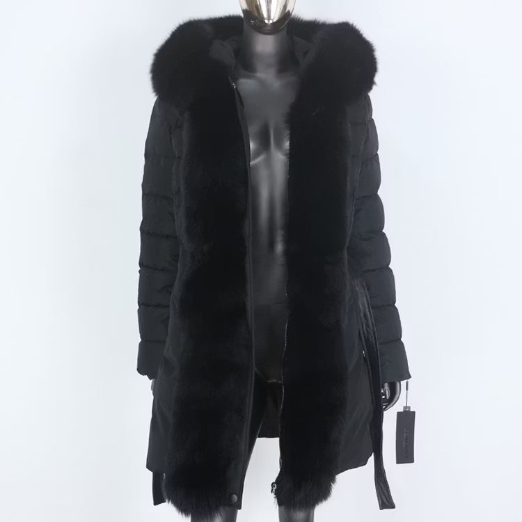 VALENCIA JACKET från NordicFurs – lyxig vinterjacka med pälskrage