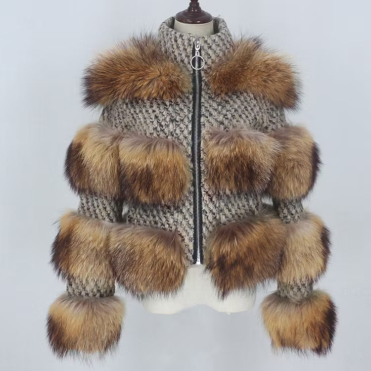 FUR JACKET från NordicFurs – lyxig vinterjacka med pälskrage