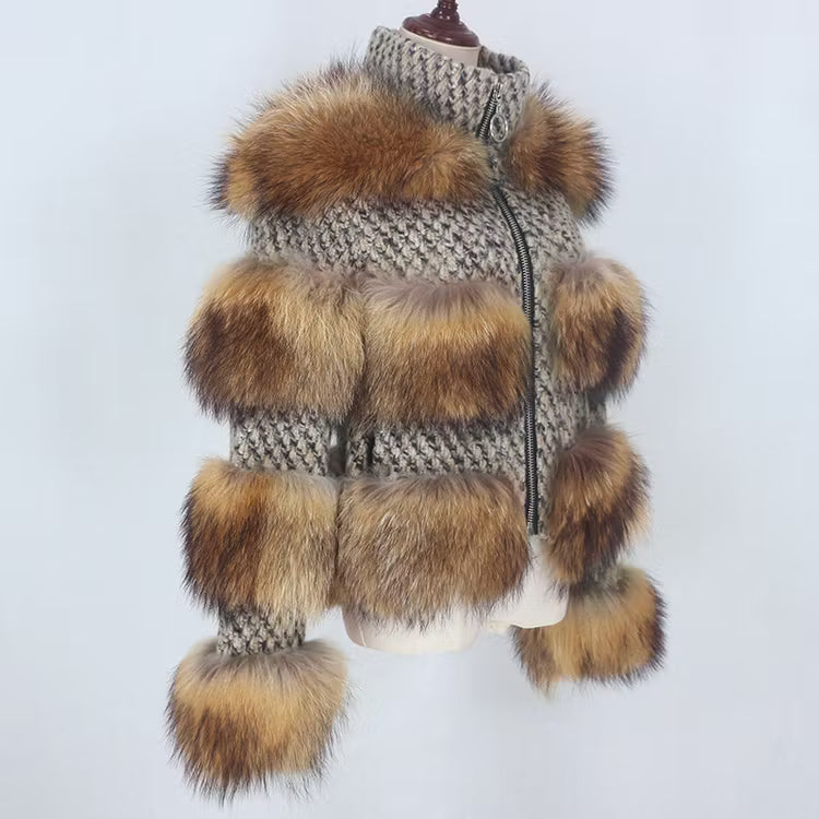 FUR JACKET från NordicFurs – lyxig vinterjacka med pälskrage