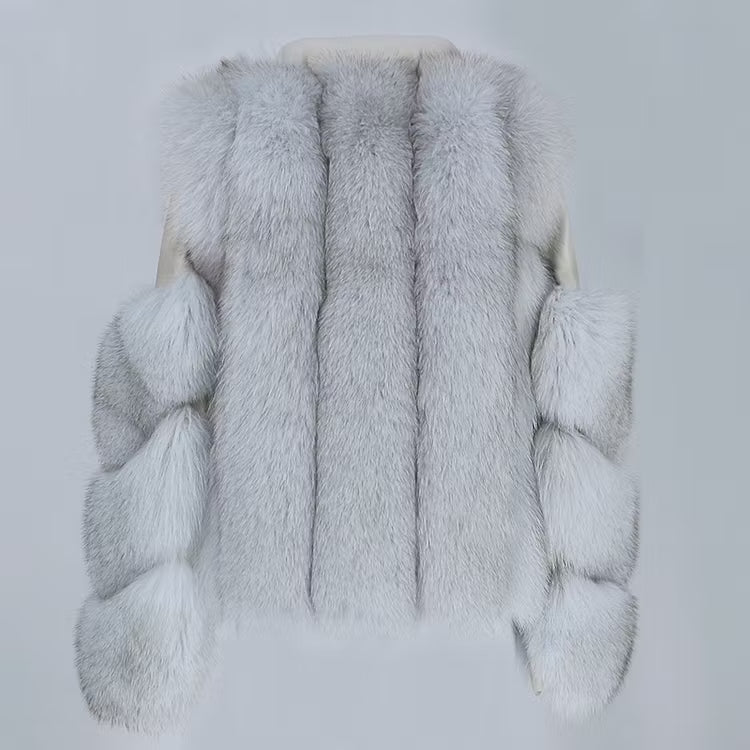 LEATHER JACKET från NordicFurs – lyxig vinterjacka med pälskrage