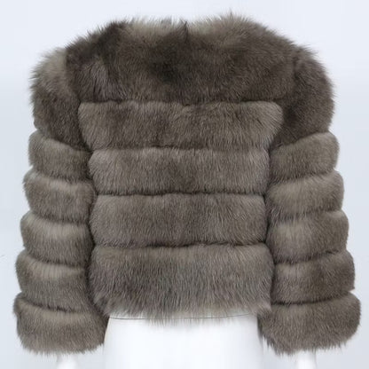 CANNES JACKET SHORT från NordicFurs – lyxig vinterjacka med pälskrage