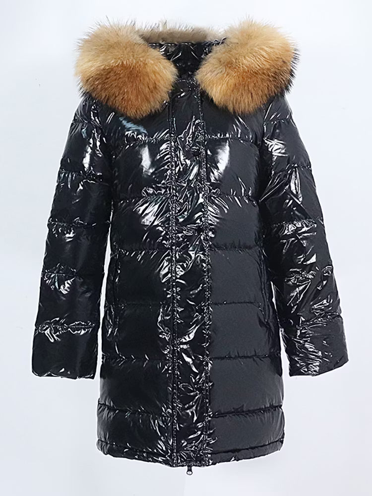 GLOSS JACKET från NordicFurs – lyxig vinterjacka med pälskrage