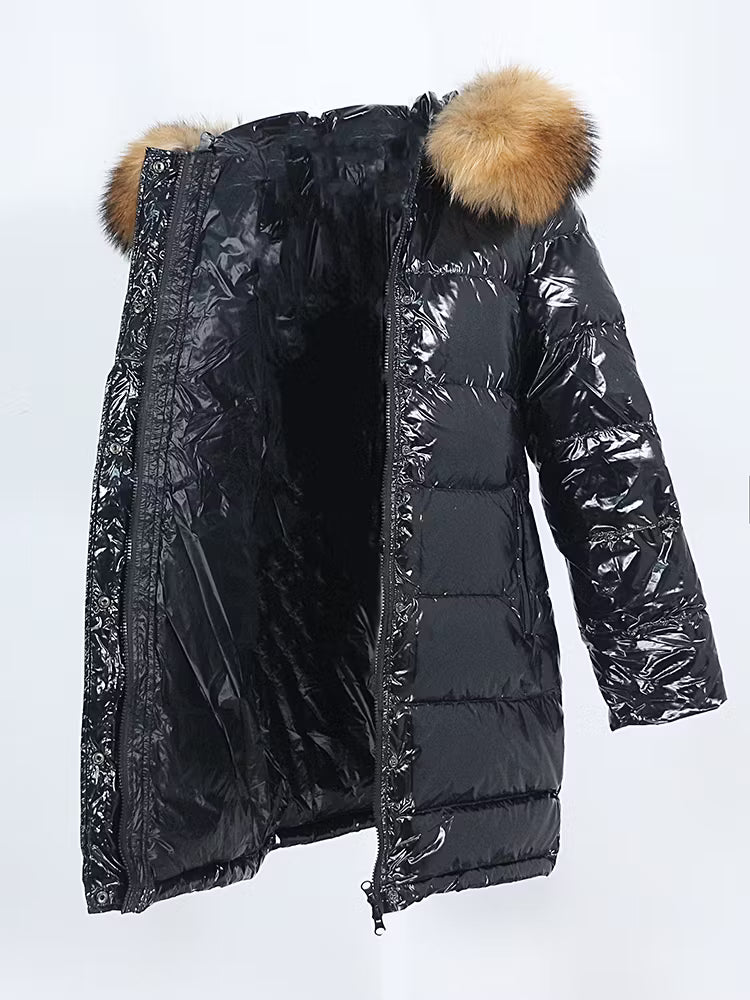 GLOSS JACKET från NordicFurs – lyxig vinterjacka med pälskrage