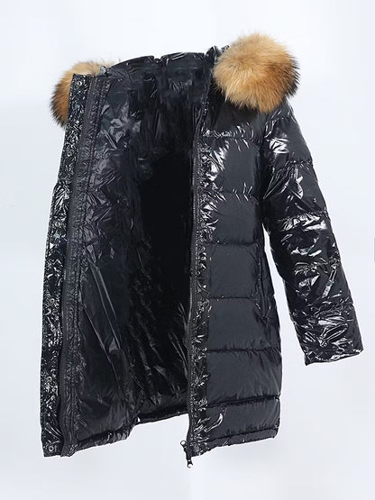 GLOSS JACKET från NordicFurs – lyxig vinterjacka med pälskrage