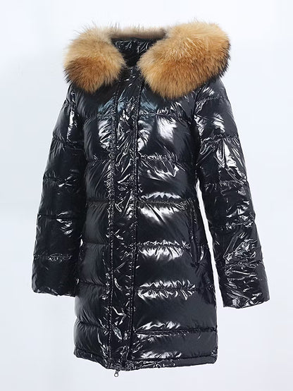 GLOSS JACKET från NordicFurs – lyxig vinterjacka med pälskrage