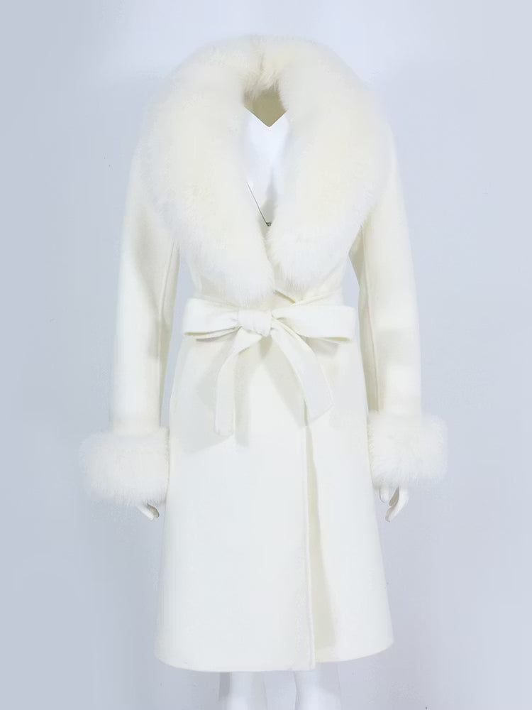 MILANO COAT från NordicFurs – lyxig vinterjacka med pälskrage