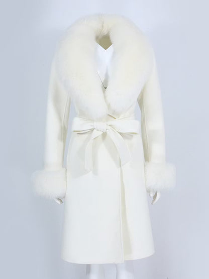 MILANO COAT från NordicFurs – lyxig vinterjacka med pälskrage