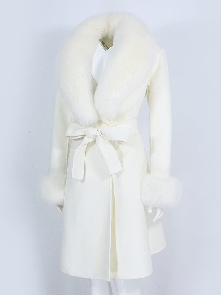 MILANO COAT från NordicFurs – lyxig vinterjacka med pälskrage