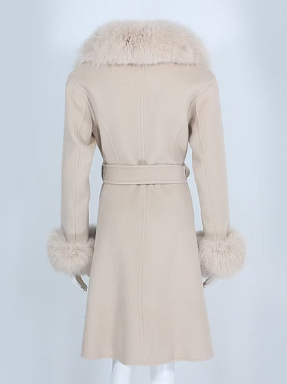 MILANO COAT från NordicFurs – lyxig vinterjacka med pälskrage