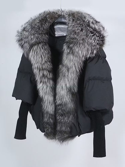 PAULINA JACKET SHORT från NordicFurs – lyxig vinterjacka med pälskrage