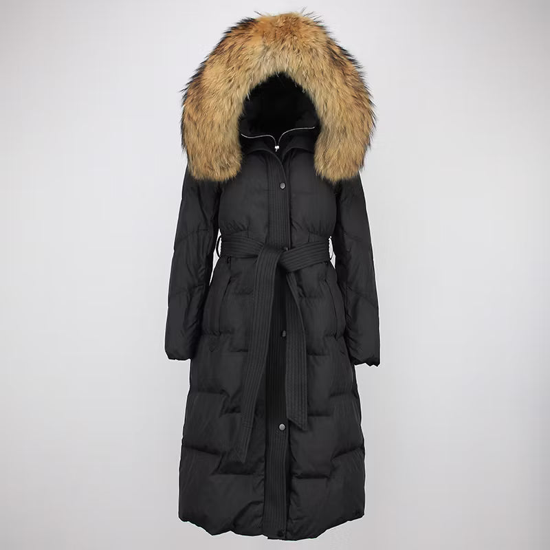 MARY JACKET från NordicFurs – lyxig vinterjacka med pälskrage