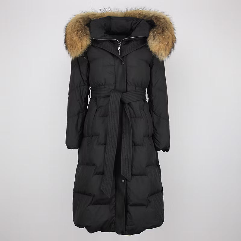 MARY JACKET från NordicFurs – lyxig vinterjacka med pälskrage