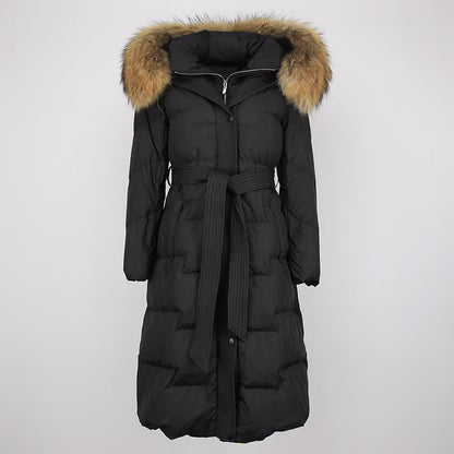 MARY JACKET från NordicFurs – lyxig vinterjacka med pälskrage