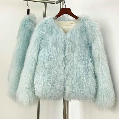 CANNES SHEARLING JACKET SHORT